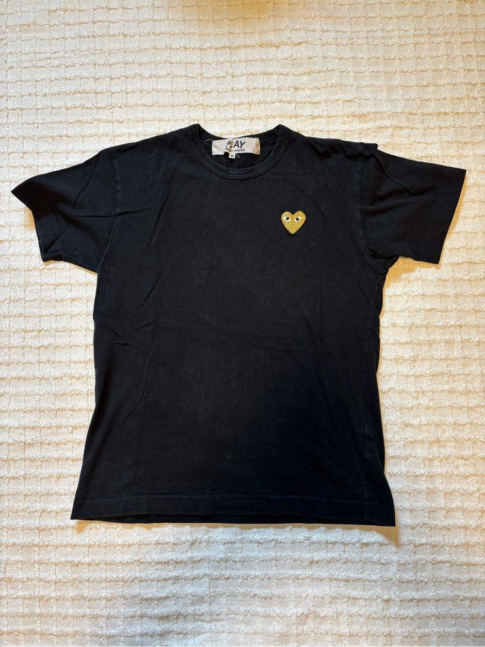 Comme des Garçons PLAY Black Crew Neck Tee